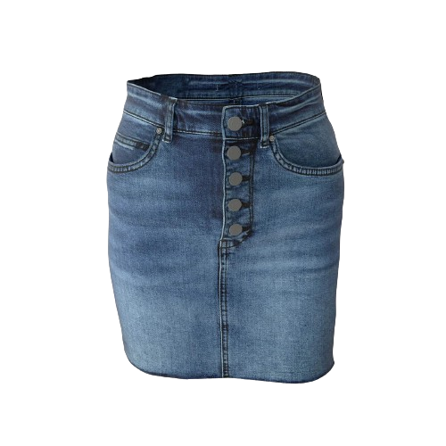 Womens Mini Denim Skirt